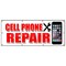 Signmission CELL PHONE REPAIR BANNER SIGN apple lg htc samsung all brands iphone B-96 Cell Phone Repair - alternate 1